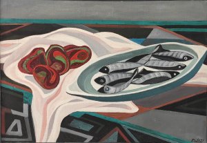 Sardinas y pimientos