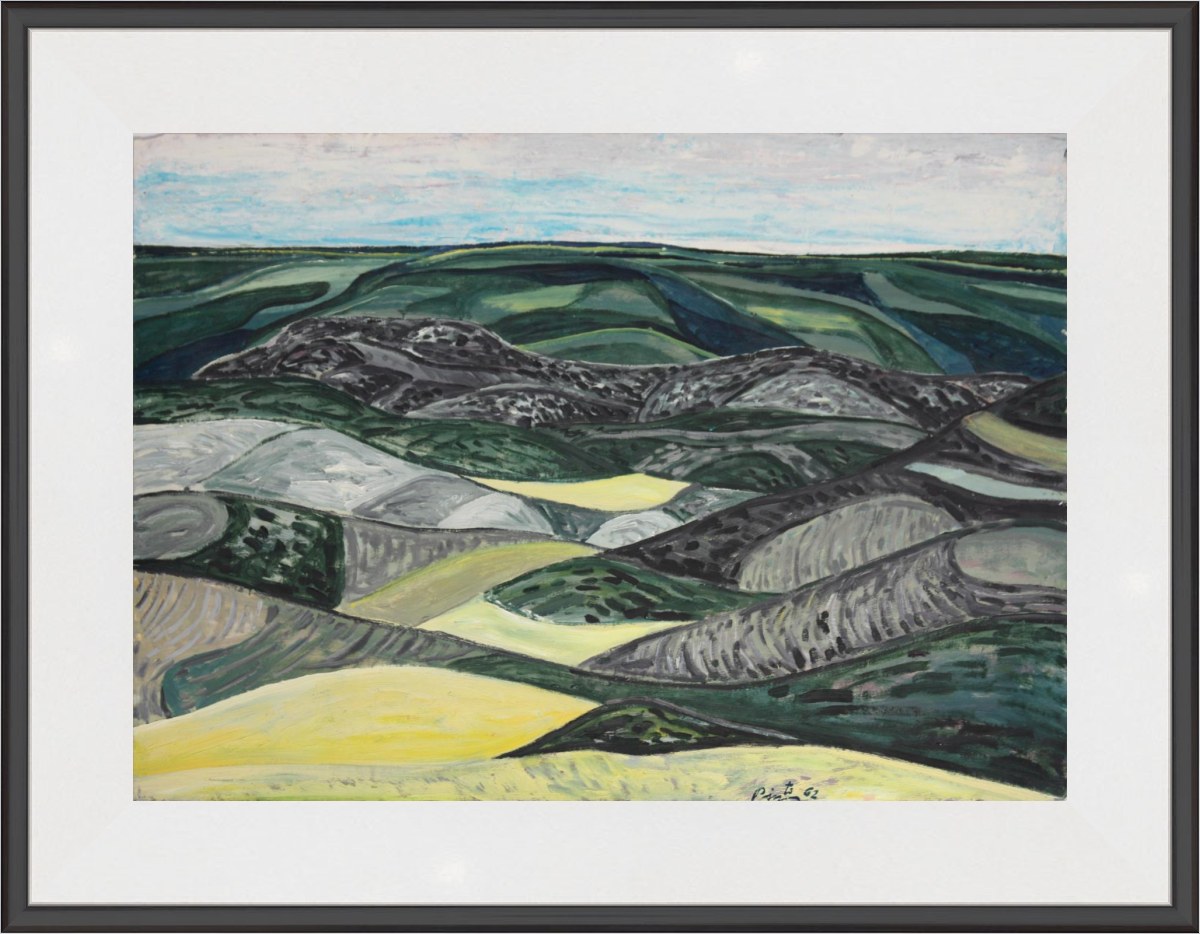 Trigales entre montes