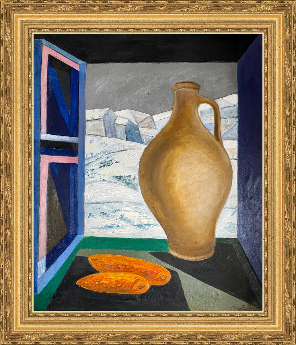 Ventana a la luna llena