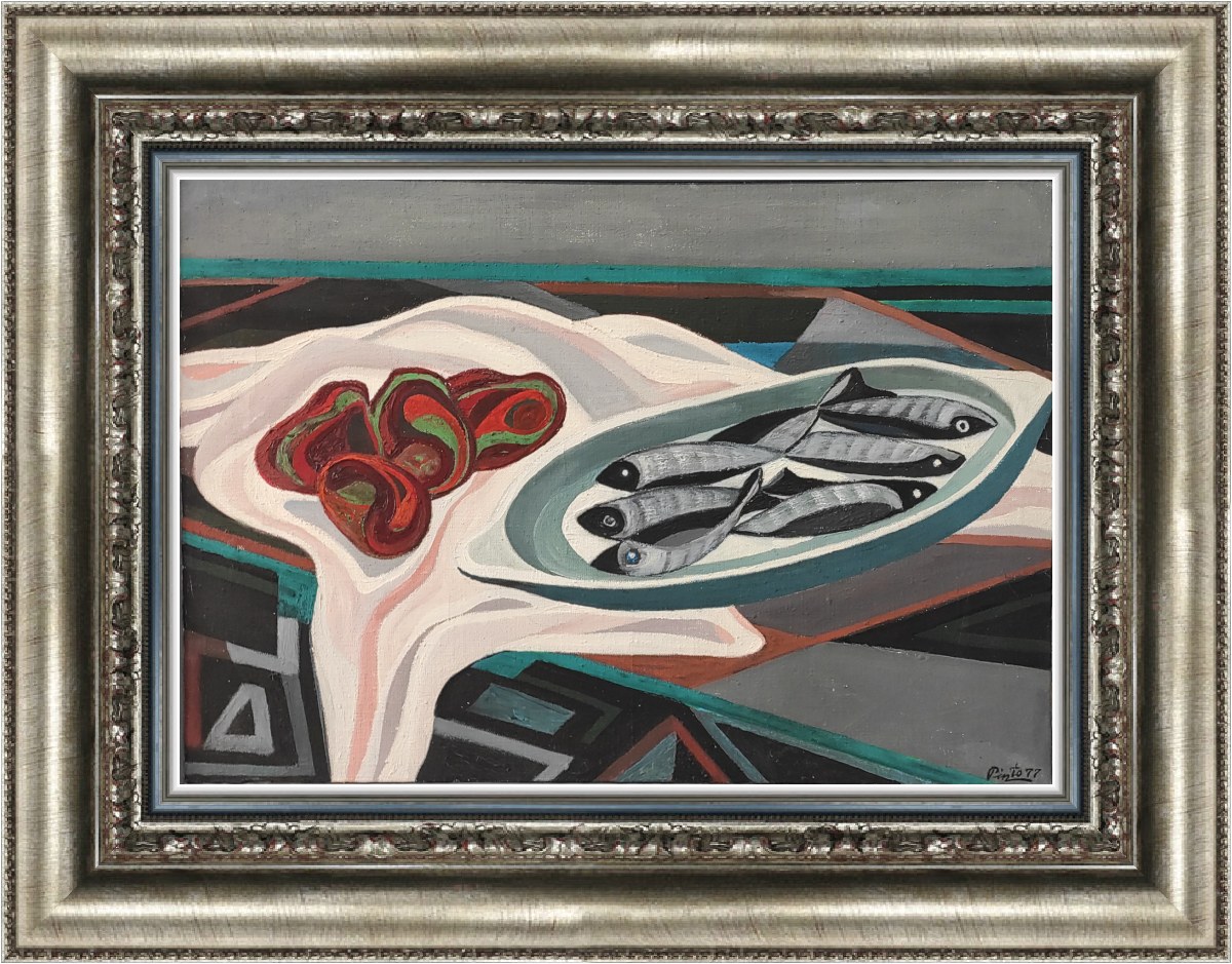 Sardinas y pimientos